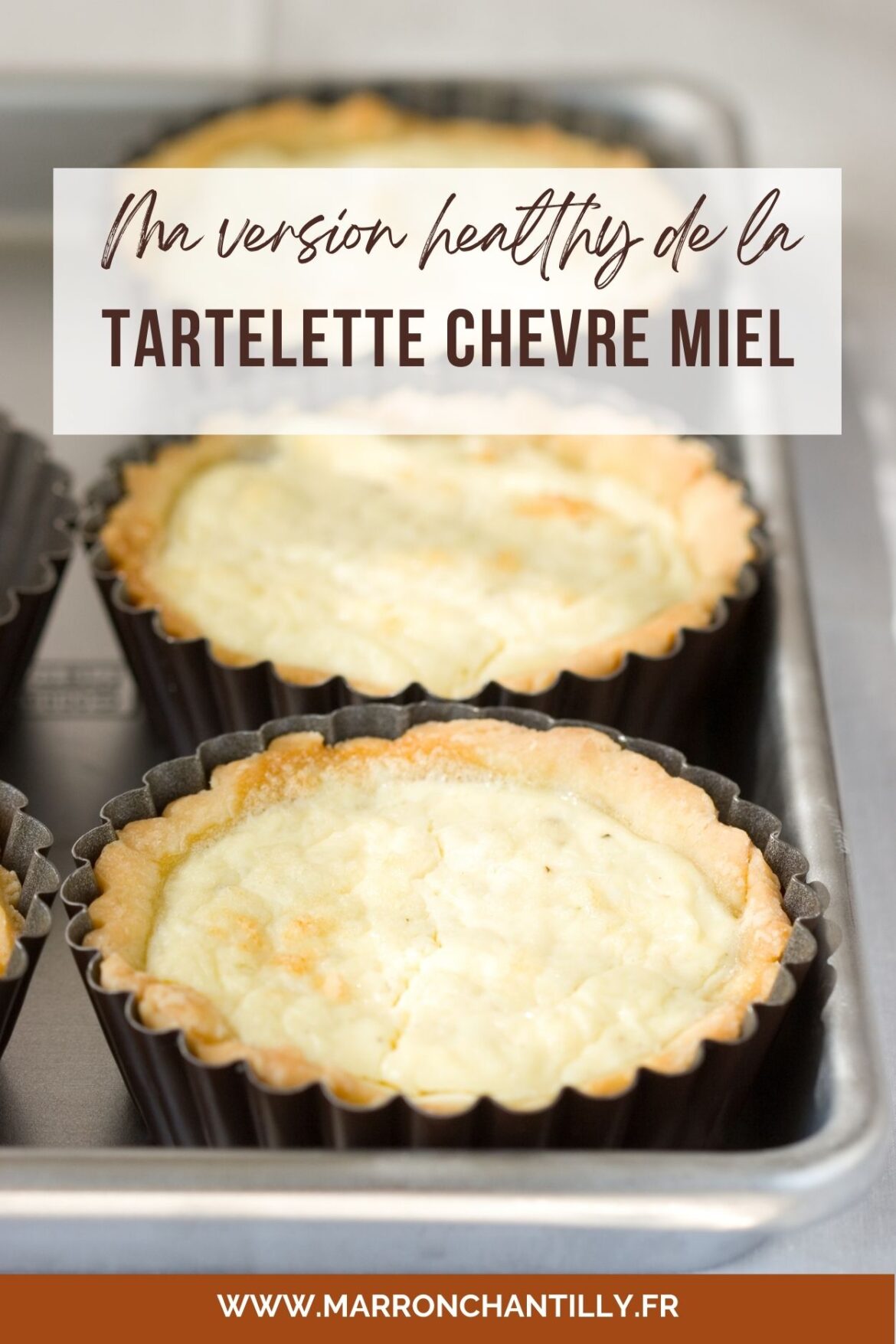tartelette chevre miel