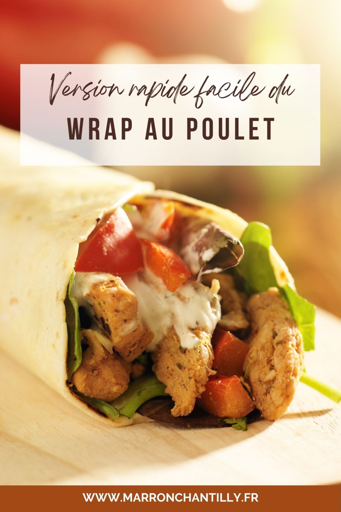 wrap poulet