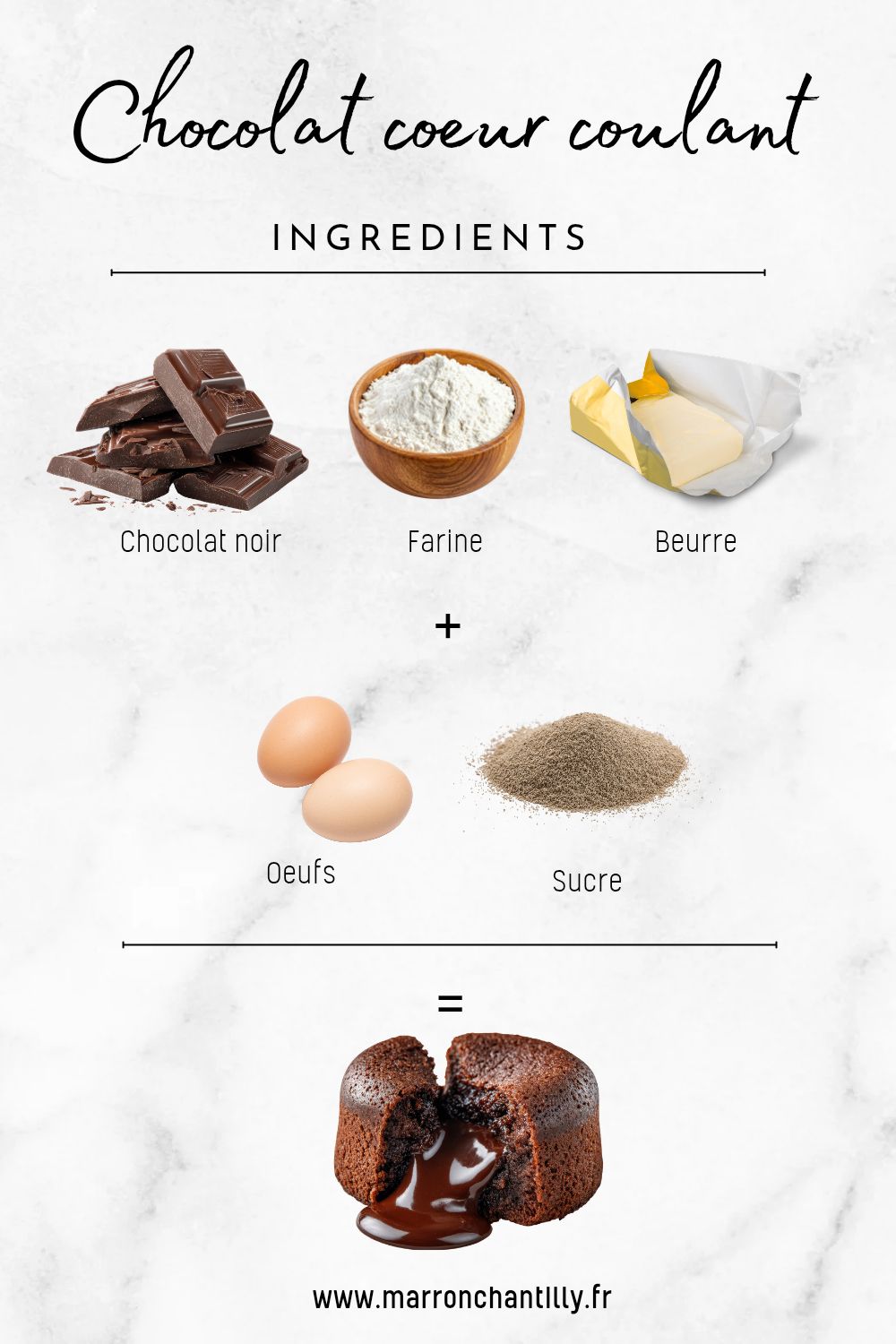 Fondant Chocolat Cœur Coulant : La Recette Facile et Inratable ! 322 ingredients marron chantilly 20260111 161849 00007442127185528155503