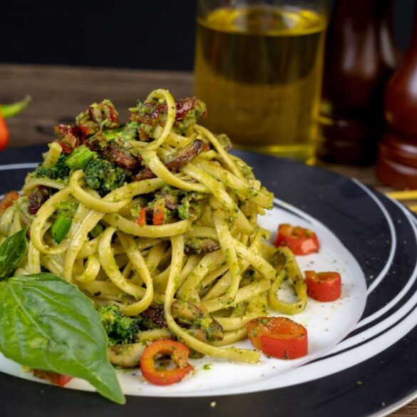 pates pesto maison tomates cerises