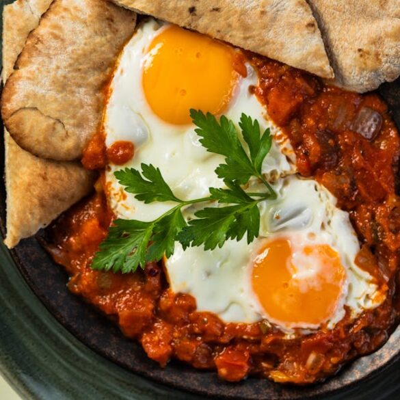 shakshuka oeufs recette facile rapide